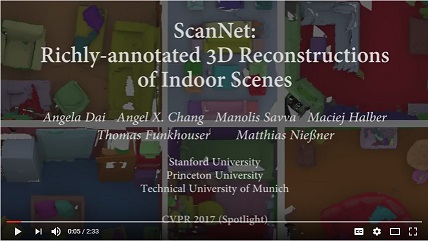 ScanNet | Richly-annotated Reconstructions of Indoor Scenes